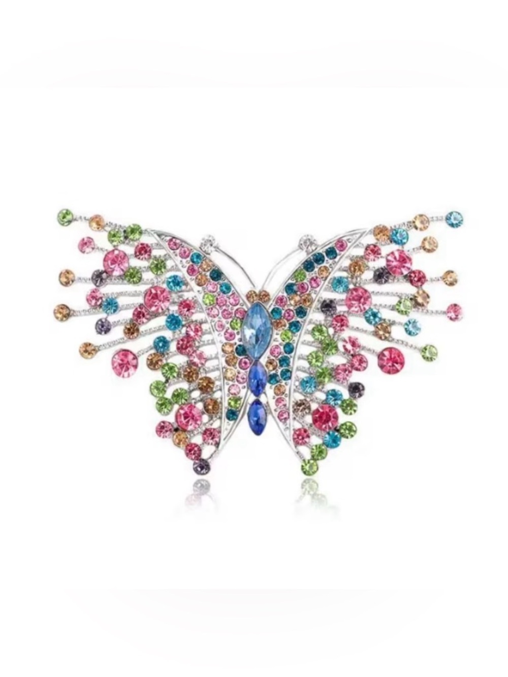 New Colorful Butterfly Brooch Inlaid Synthetic Zirconia Pin Women’s Jewelry